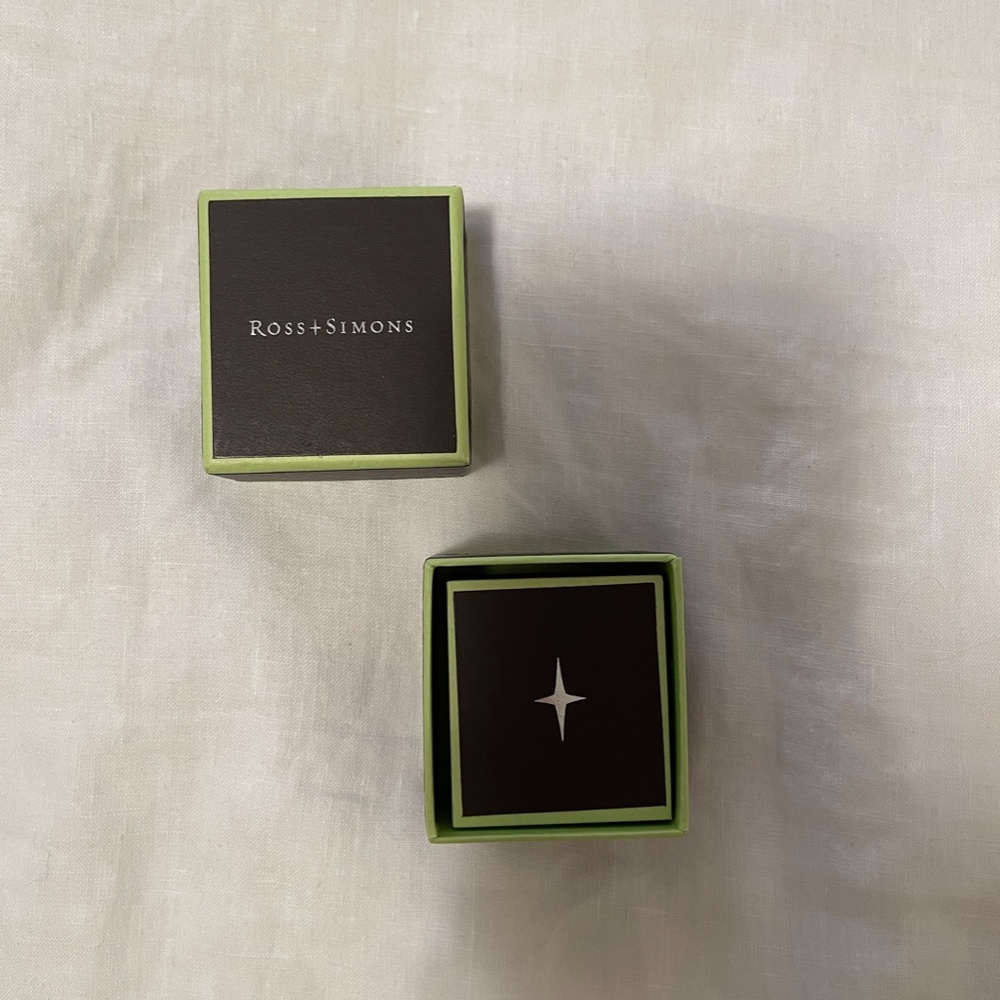 Ross Simons Sterling Silver Small Monogram Earrin… - image 4